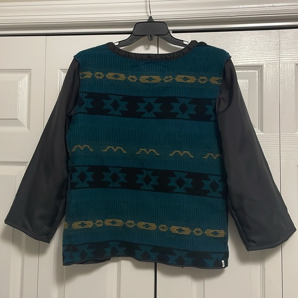 Vintage Woolrich Jacket M Saddle Blanket Interior Liner Aztec Wool 90s USA - Picture 7 of 9